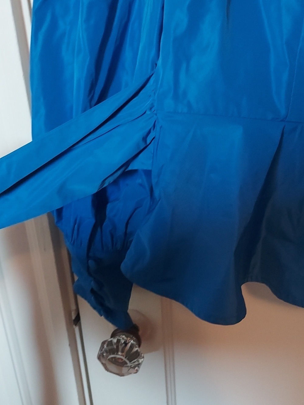 Veronica Beard Seema Long Sleeve Crisscross Blouse In Bluebell Sz 8 - Picture 16 of 16
